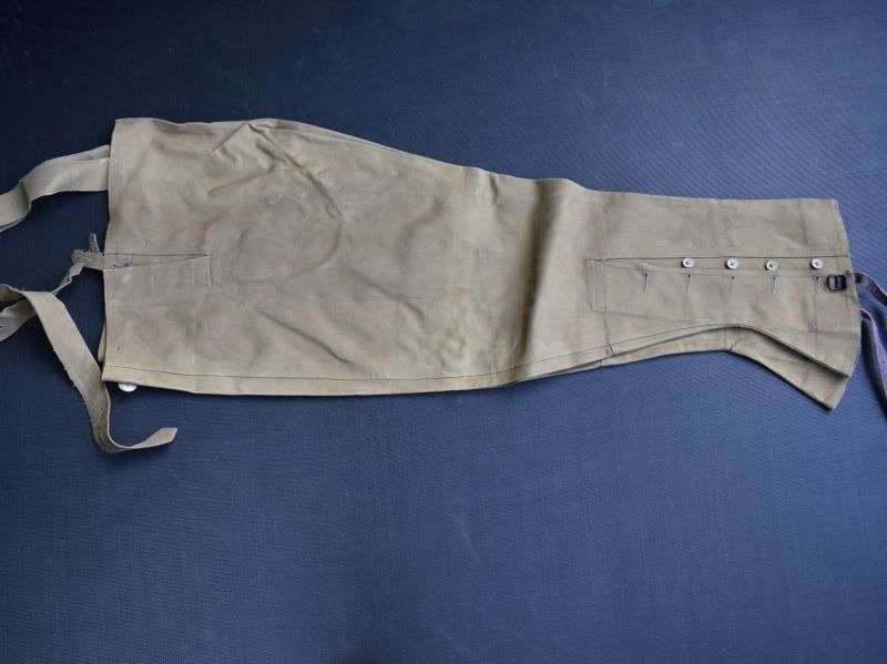 9) Original WW2 British Army Issue DR Waterproof Leggings Size 5, 1943 — image 7
