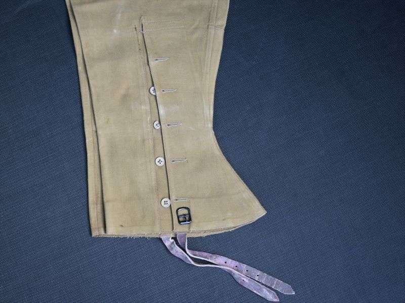 9) Original WW2 British Army Issue DR Waterproof Leggings Size 5, 1943 — image 9