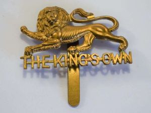 165) Original WW1 WW2 Cap Badge The Kings Regiment