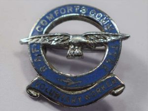 47) Good Original WW2 RAF Comforts Committee Voluntary Workers Pin …