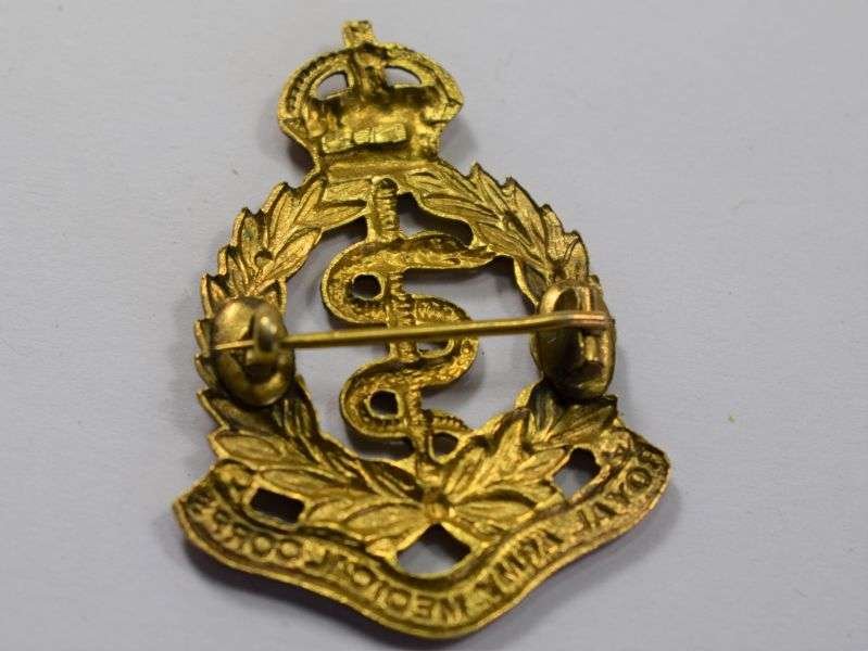 48) WW1 WW2 RAMC Cap Badge Converted to Sweetheart Brooch — image 2