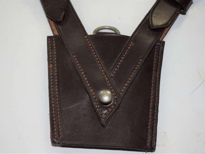 62) Excellent Original WW1 WW2 British Officers Sam Brown Sword Frog, Volunteers? — image 5