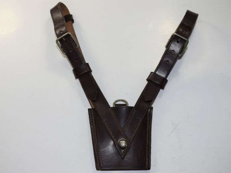 62) Excellent Original WW1 WW2 British Officers Sam Brown Sword Frog, Volunteers? — image 6