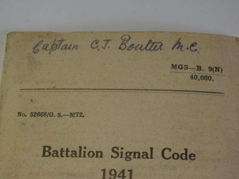 55) WW2 Battalion Signal Code 1941 English & Roman Urdu — image 7