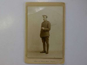 42) Nice Original Studio Photograph of WW1 RFC Airman