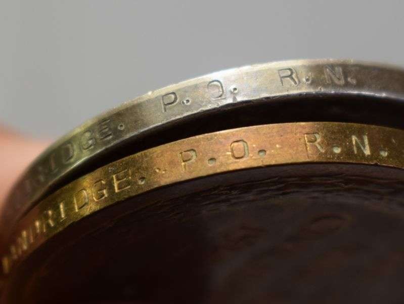 52) WW1 Medal Trio 216729 J.W.TANDRIDGE. L.S. R.N. — image 2