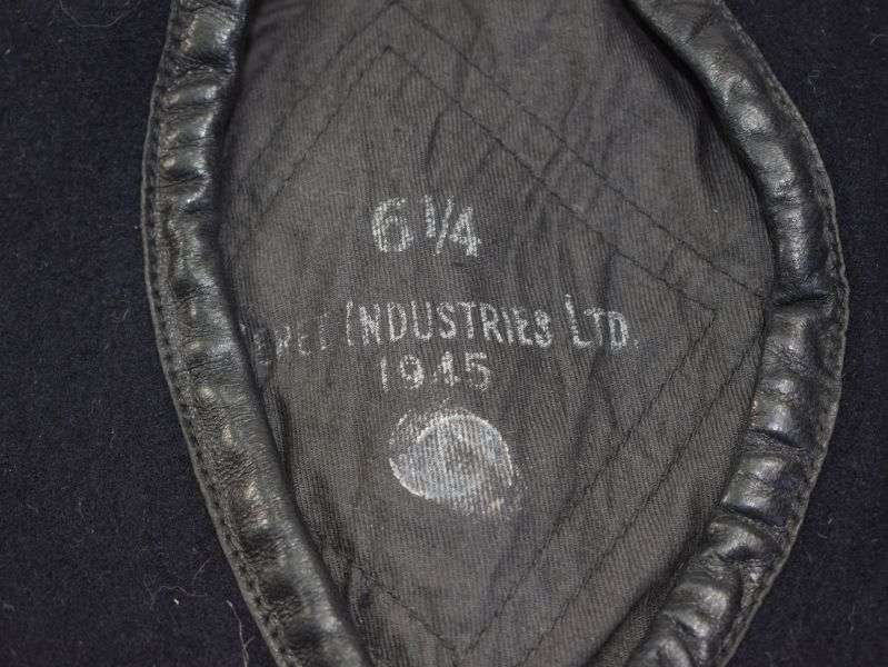 148) Original WW2 Royal Navy & RM Sea Service Issue Blue Beret 1945 — image 3