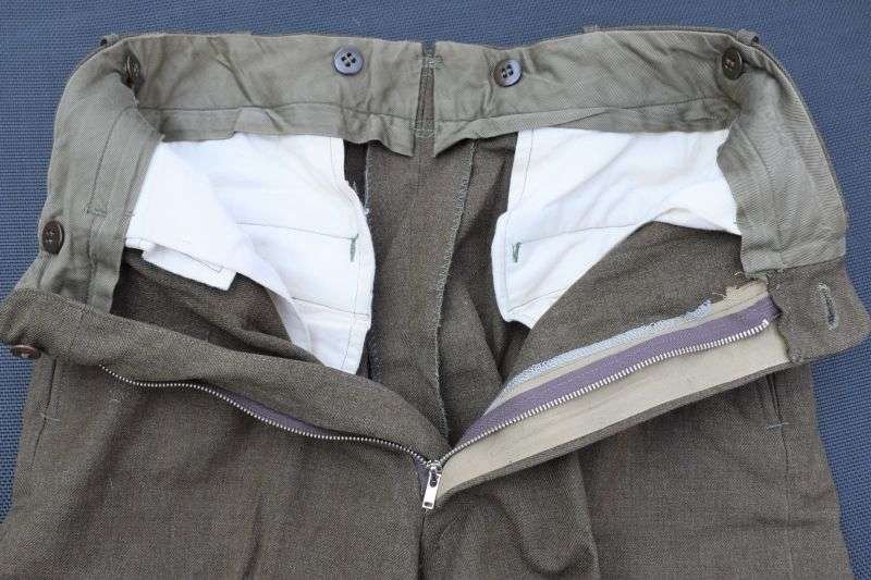 49) Original WW2 Or Early Post War US Army Trousers — image 5