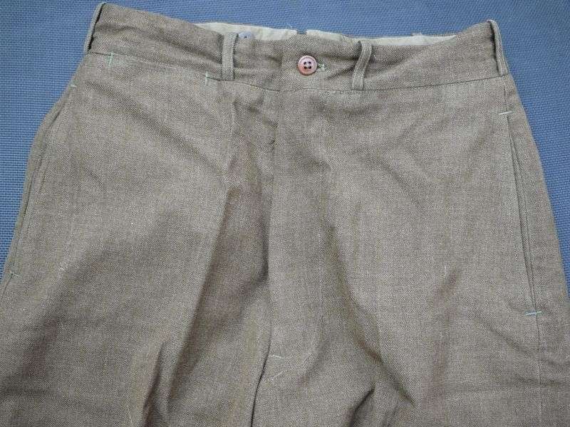49) Original WW2 Or Early Post War US Army Trousers — image 7