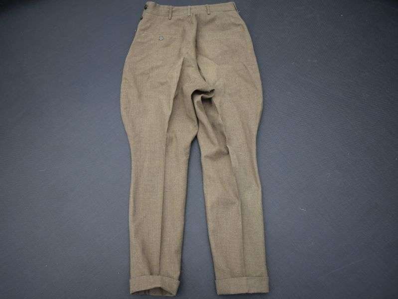 3) Original WW2 US Army Woman's Issue Shaped Breeches Trousers Field Wool OD — image 10