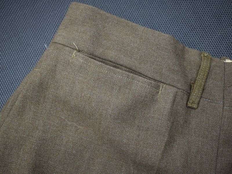 3) Original WW2 US Army Woman's Issue Shaped Breeches Trousers Field Wool OD — image 19