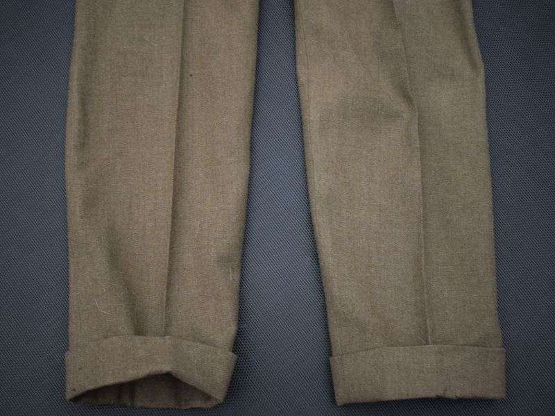 3) Original WW2 US Army Woman's Issue Shaped Breeches Trousers Field Wool OD — image 6