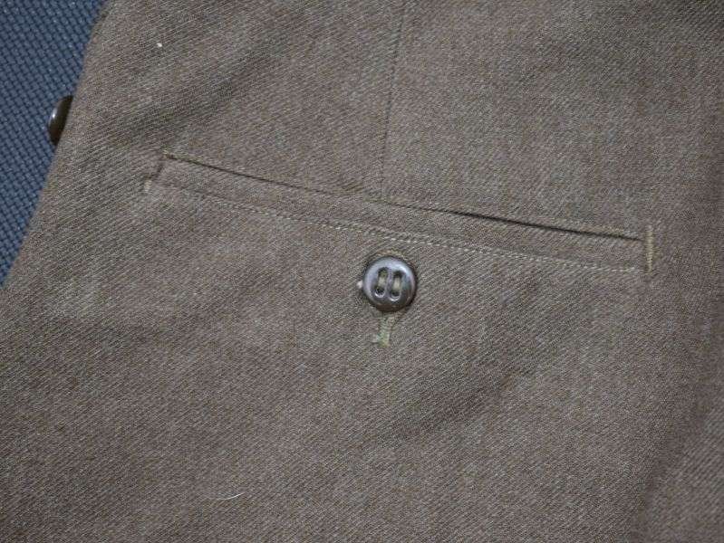 3) Original WW2 US Army Woman's Issue Shaped Breeches Trousers Field Wool OD — image 8