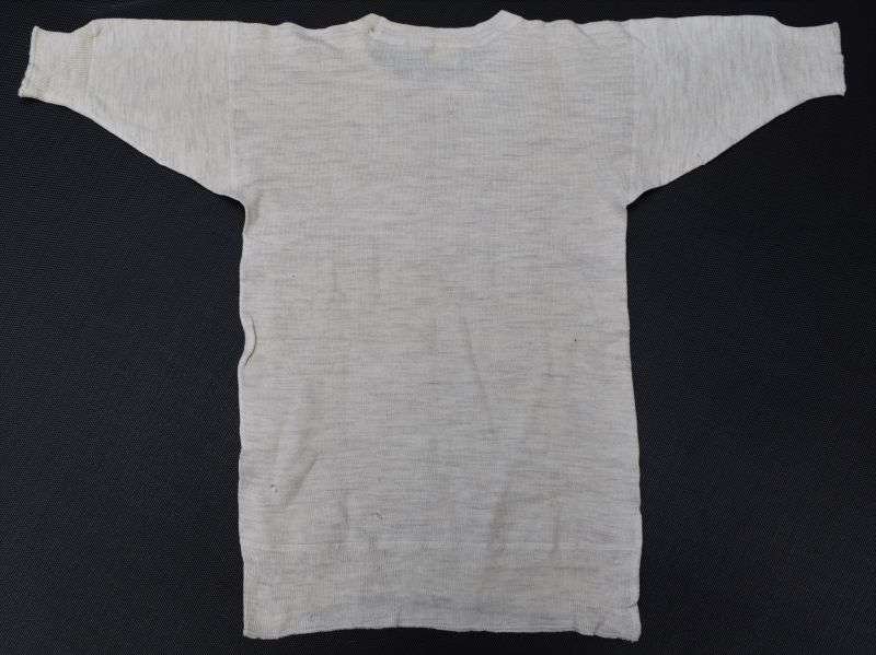 45) Original WW2 British Army Issue Warm Woollen Undershirt, Vest 1945 — image 3