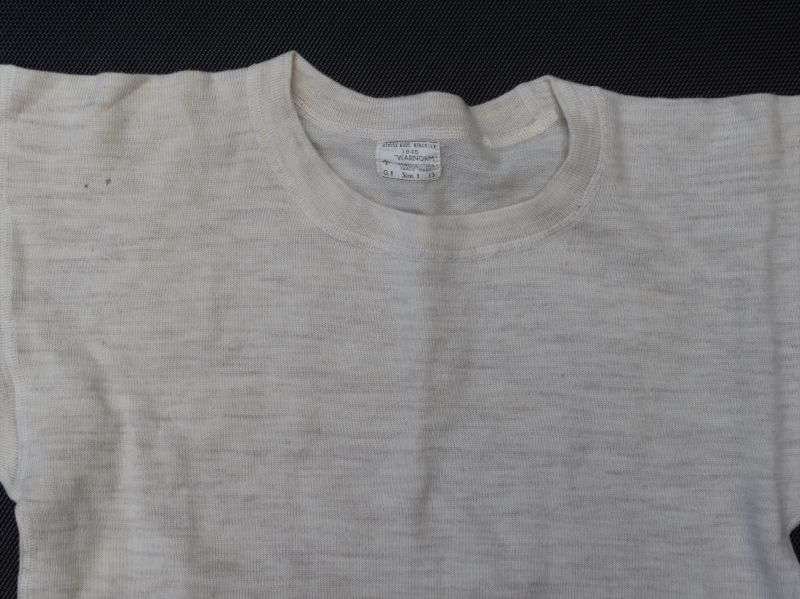 45) Original WW2 British Army Issue Warm Woollen Undershirt, Vest 1945 — image 8