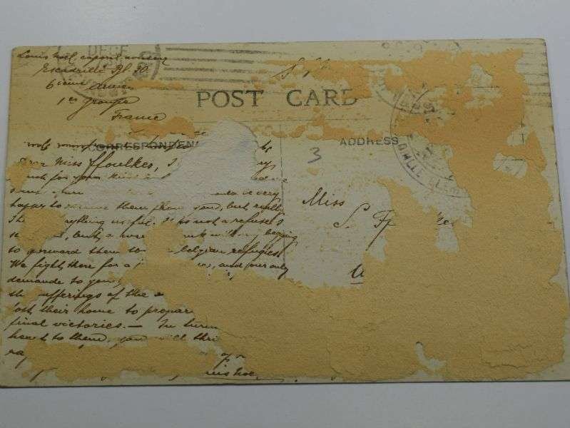 43) Original Pre WW1 Aviator Autographed Photograph Louis Noel — image 4