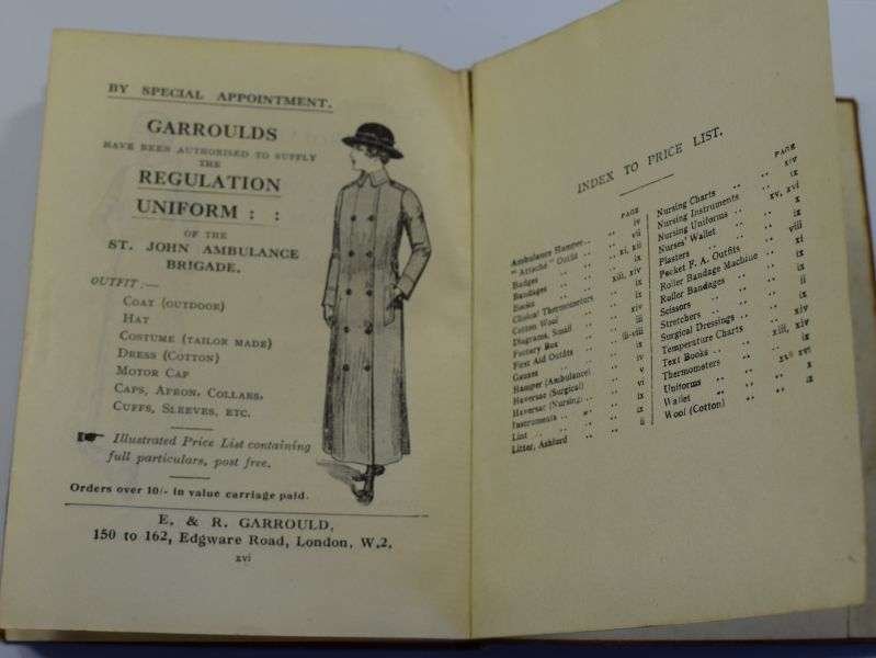 10) Original 1926 Dated St John Ambulance Home Nursing Handbook — image 3