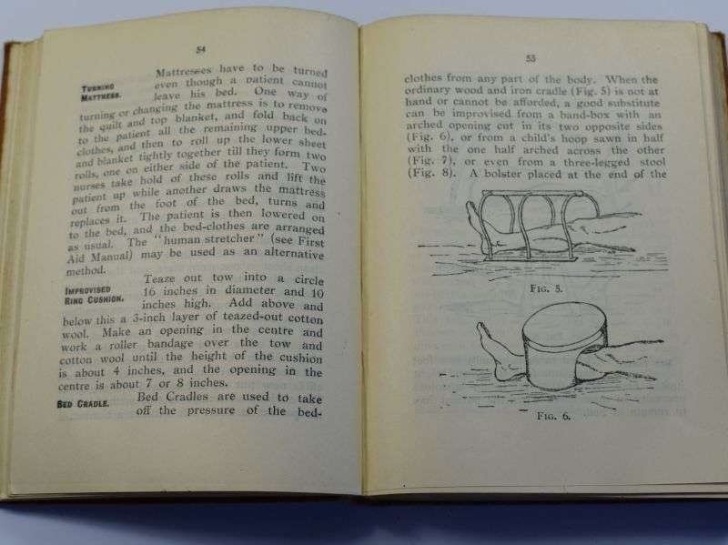 10) Original 1926 Dated St John Ambulance Home Nursing Handbook — image 5