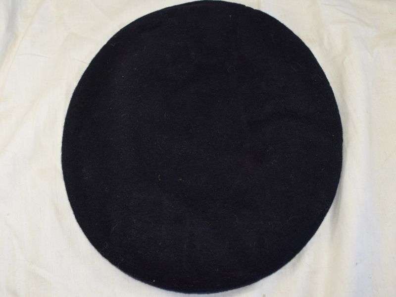 3) WW2 Royal Navy & RM Sea Service Issue Blue Beret Dated 1945 — image 3