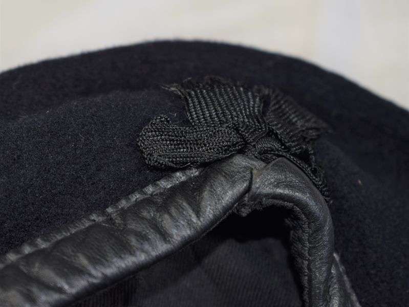 3) WW2 Royal Navy & RM Sea Service Issue Blue Beret Dated 1945 — image 4
