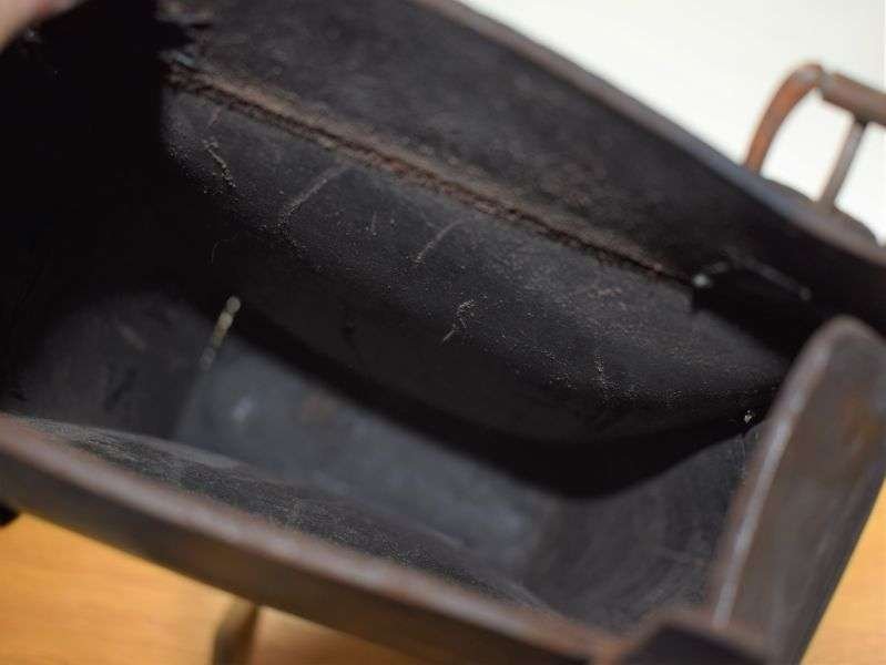 Large WW1 WW2 Leather Case US Navy Eye & Ear Case Medical Department — image 2