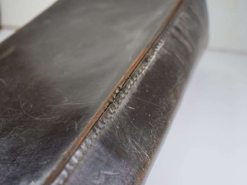 Large WW1 WW2 Leather Case US Navy Eye & Ear Case Medical Department — image 4