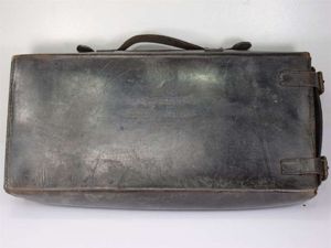 Large WW1 WW2 Leather Case US Navy Eye & Ear …