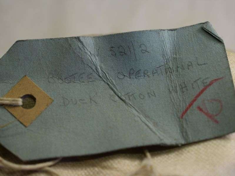 Original WW2 Canadian Bootees Operational Duck Cotton White CW 521/2. — image 3