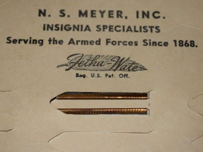 67) Original US Military Korean Service Ribbon Slide Bar on Factory Card Display — image 2