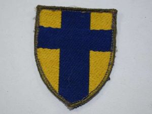 21) Original WW2 British Troops The Low Countries Cloth Badge