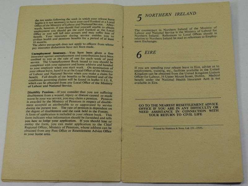 A9) Original Late WW2 Pamphlet, Your Guidance on Leaving The Service — image 3