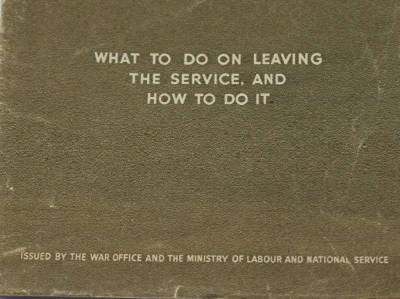 A9) Original Late WW2 Pamphlet, Your Guidance on Leaving The Service — image 5