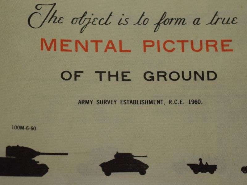 A10) Interesting Fold Out Booklet A Soldier Must be Able To Use A Map Dated 1960 — image 2