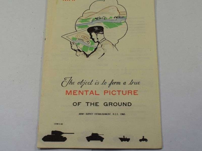 A10) Interesting Fold Out Booklet A Soldier Must be Able To Use A Map Dated 1960 — image 5