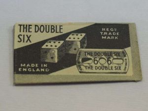 Original WW2 British Military Issue Double Six Razor Blade Compass