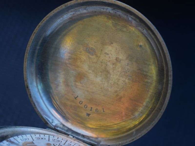 38) WW1 British Army Officers Fob Watch Compass Dennison 1916 — image 3