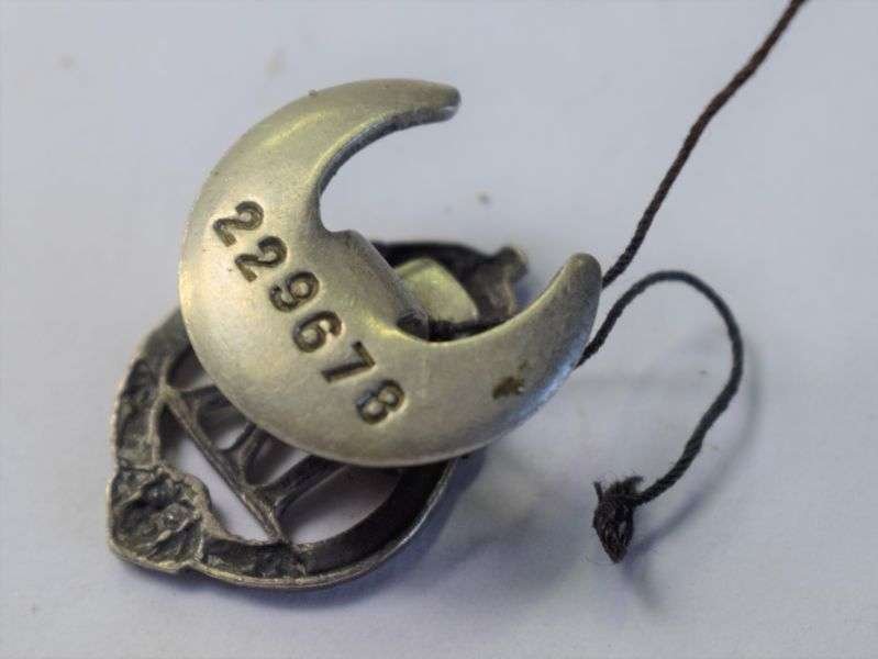 42) Pre WW2 Territorial Army Lapel Badge — image 2