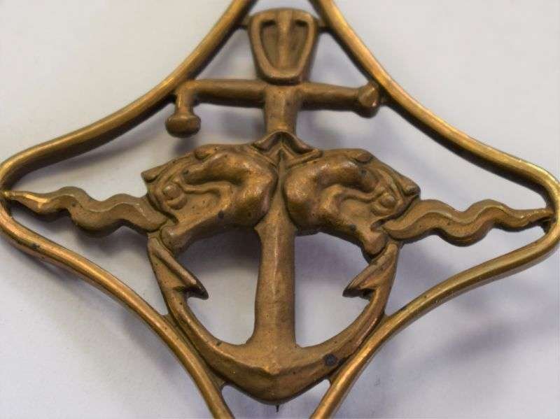 116) Original WW2 Italian Navy War Navigation Badge — image 5