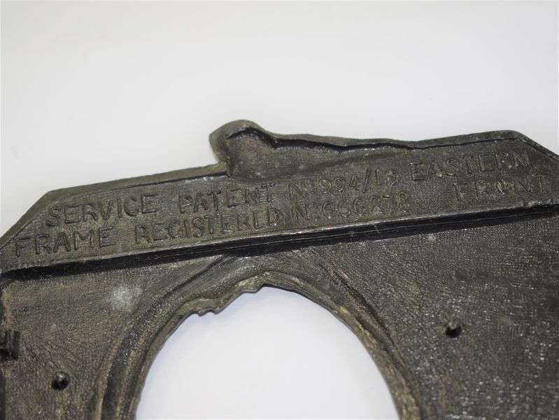 75) Excellent Original WW1 Cast Metal Photo Frame The Eastern Front — image 2