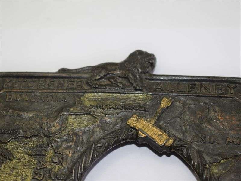 75) Excellent Original WW1 Cast Metal Photo Frame The Eastern Front — image 6