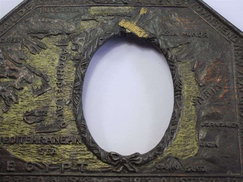 75) Excellent Original WW1 Cast Metal Photo Frame The Eastern Front — image 7