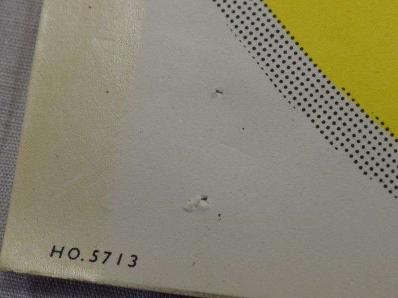 Original WW2-1950s? Civil Defence Warden Lives Here Window Sticker — image 4