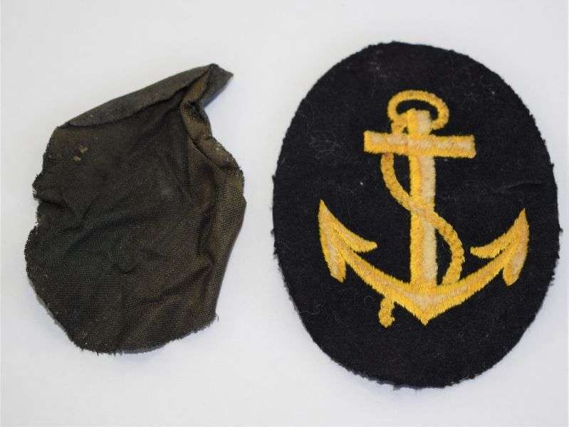 14) Excellent Original WW2 German Navy Anchor Sleeve Badge — image 2