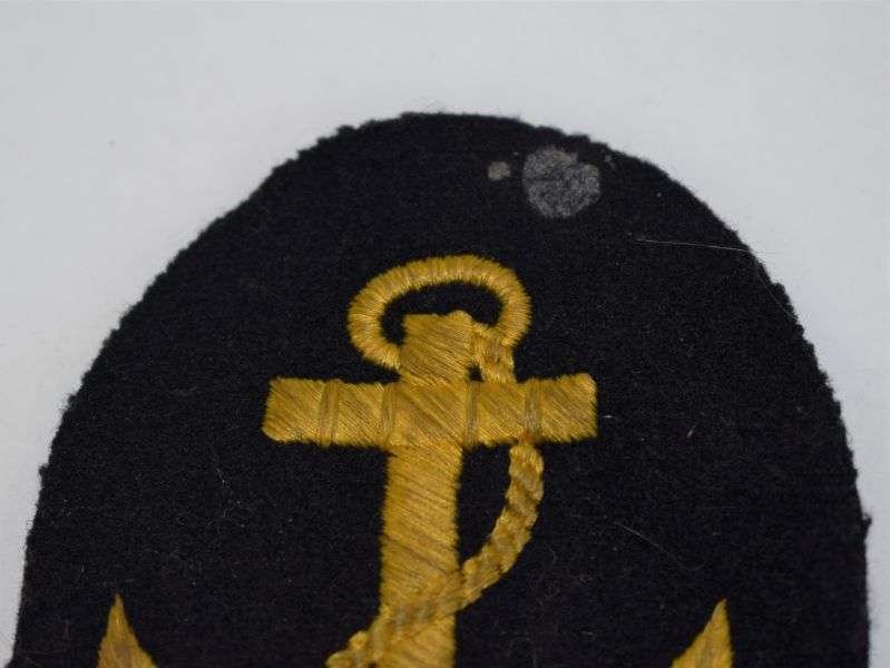 14) Excellent Original WW2 German Navy Anchor Sleeve Badge — image 4