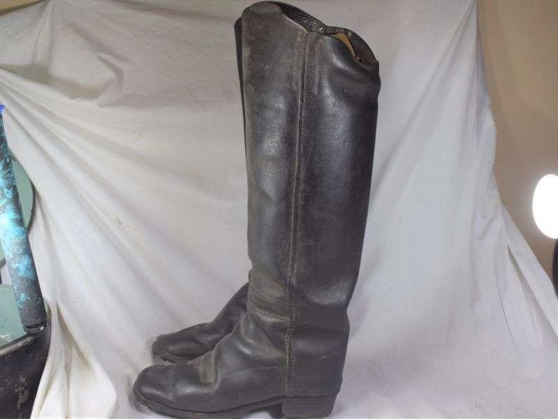 Very Early 19th Century German or French Military Cavalry Boots — image 10