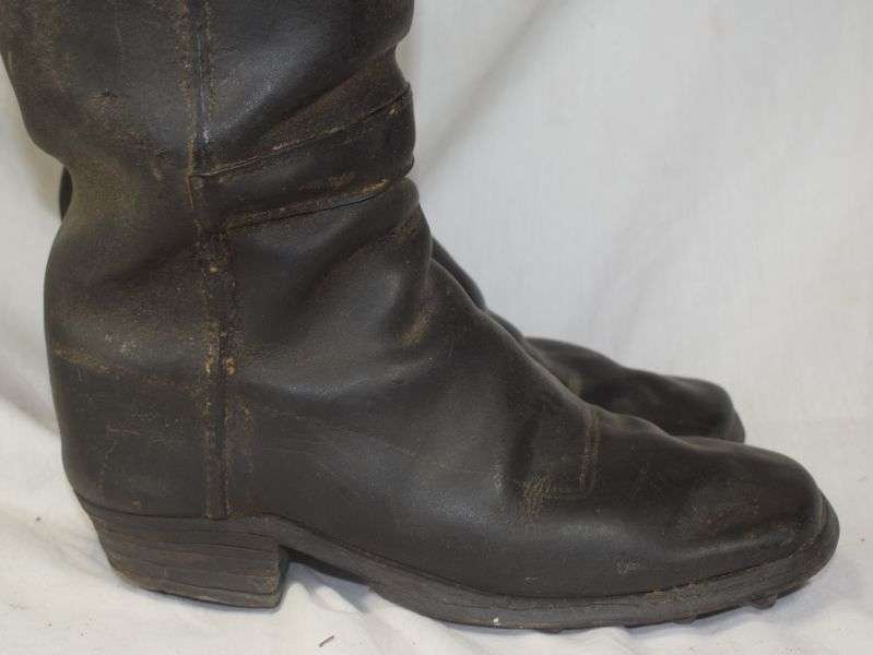 Very Early 19th Century German or French Military Cavalry Boots — image 16