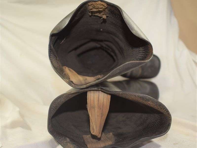 Very Early 19th Century German or French Military Cavalry Boots — image 4