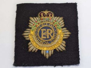 62) Post WW2 Royal Army Service Corps Blazer Badge