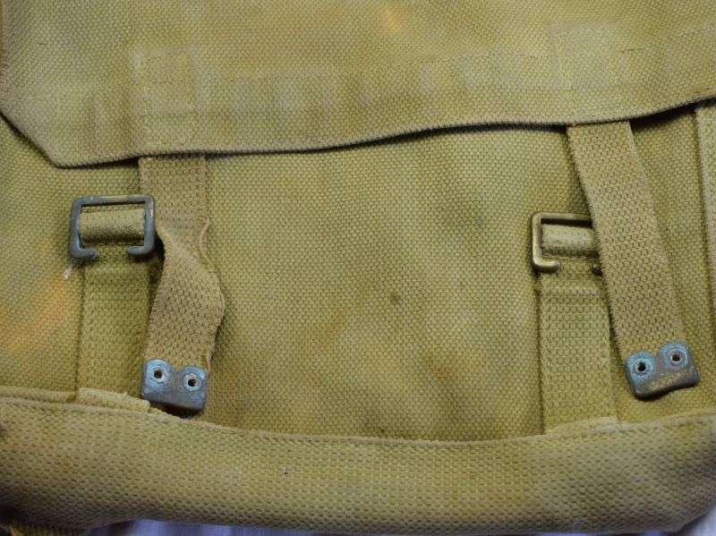 4) Original WW1 1908 Pattern Webbing Haversack — image 10