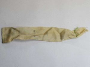 Original WW2 German 2cm Flack Gun Charge Bag Dated 1945
